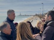 Acord entre l’Ajuntament de Badalona, l’Estat i la Generalitat per reconstruir el passeig Marítim afectat pel temporal Harry