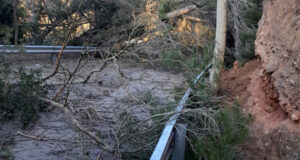 La Diputació de Barcelona treballa per reobrir carreteres afectades per les ventades