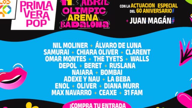 Imatge del Cartell dels 40 Primavera Pop 2026 a Badalona (Los 40 Principales)