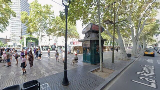 Imatge de la Rambla, Barcelona (lloc de l'agressió)