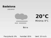 Predicció meteorològica: Badalona, 7 de Abril de 2026