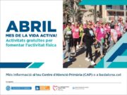 La 14a Caminada Popular Fem Salut es realitzarà el dimecres 29 d’abril com a tancament dels actes d’Abril, mes de la vida activa