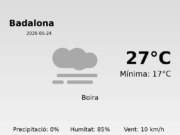 AEMET: El temps per a Badalona – 24 de Maig de 2026