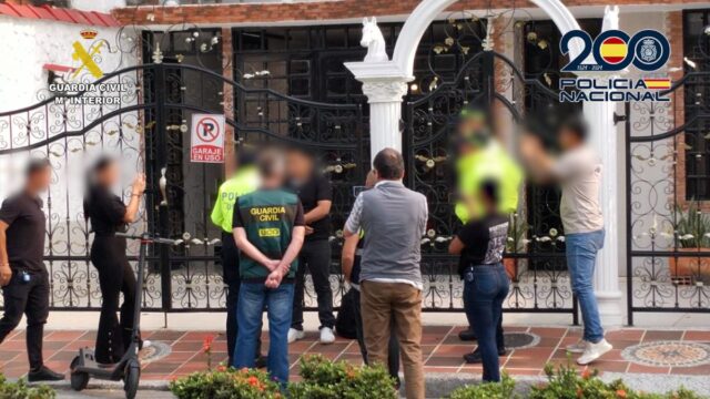 Imatge de la detenció del pedòfil a Colòmbia (U.C.O.)