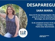Badalona demana ajuda per localitzar la Sara Maria, desapareguda a Can Miravitges
