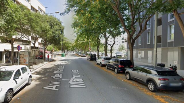 Imatge de l'avinguda Manuel Fernández Márquez (Sant Adrià de Besòs)