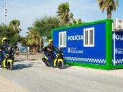 Badalona incrementa la seguretat a les seves platges amb un nou mòdul de la Guàrdia Urbana