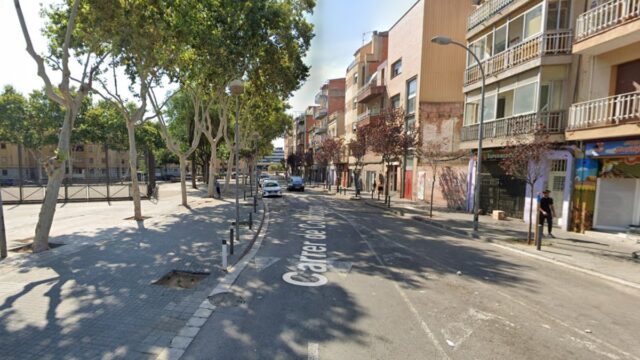 Imatge del carrer de Simancas (Badalona)