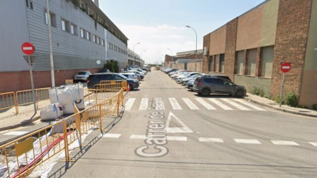 Imatge del carrer de Gravina, zona de l'agressió (Sant Adrià de Besòs)